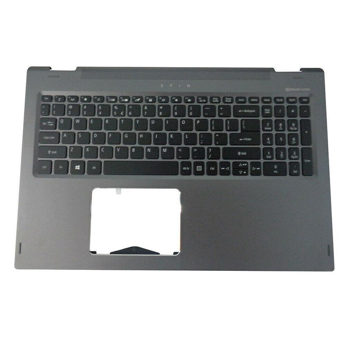 Acer Spin 5 SP515-51N SP515-51GN Gray Upper Case Palmrest Keyboard 6B.GTQN1.009