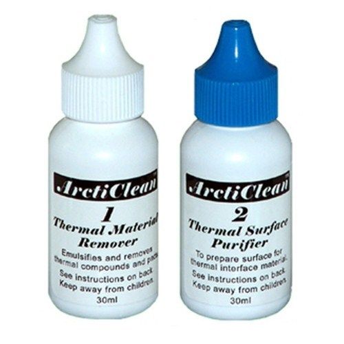 Arctic Silver ArctiClean ACN-60ML Set 1 & 2 Thermal Paste Material Remover & Surface Purifier