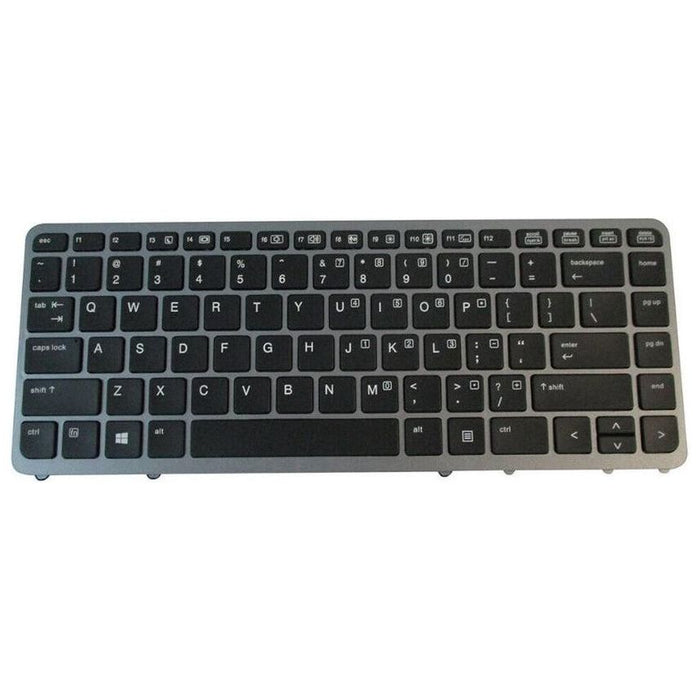 New HP Keyboard US Backlit Silver No Pointer 736654-001 731179-001 762758-001