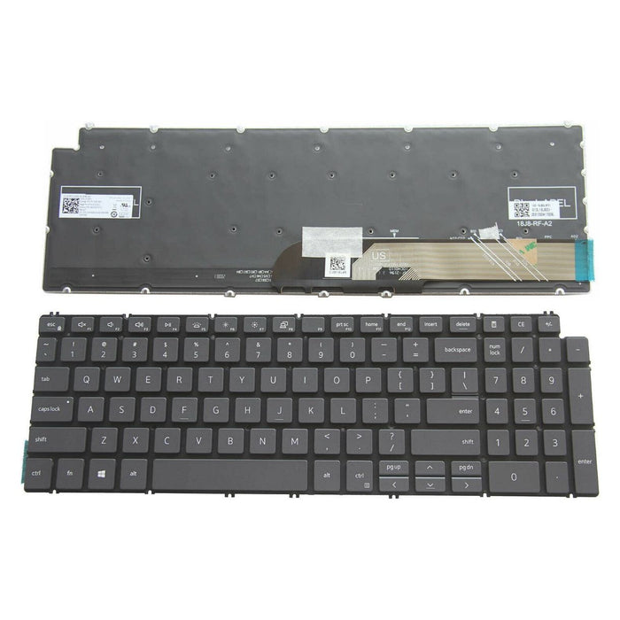 New Dell Inspiron 15 7590 7591 Gray Backlit US English Keyboard