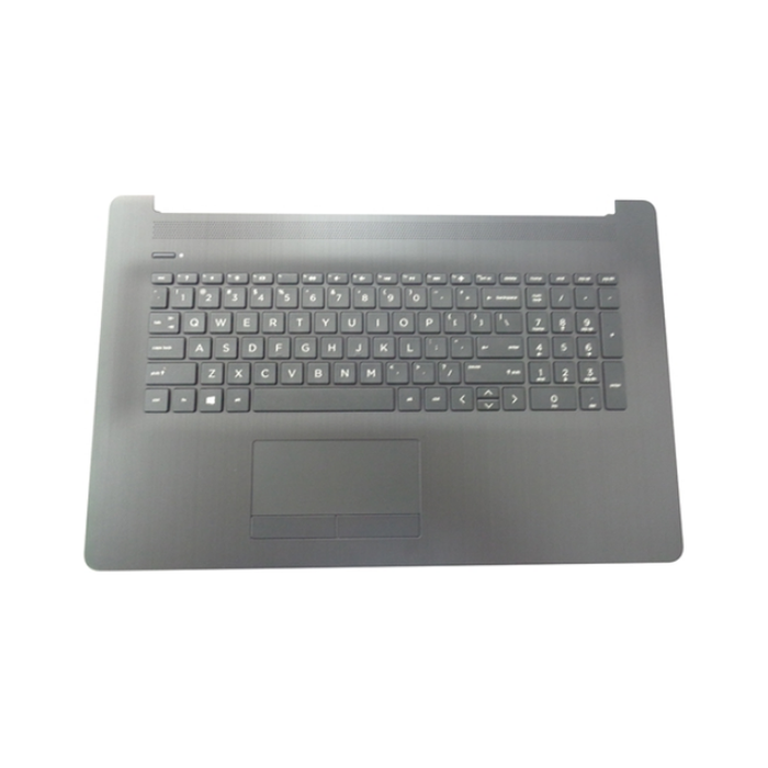 New HP Palmrest US English non-backlit Keyboard Grey Ash L22750-001