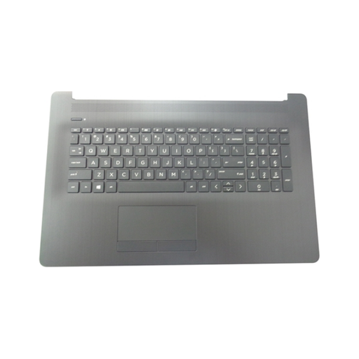 New HP 17-BY 17T-BY Palmrest US English non-backlit Keyboard Grey Ash - LaptopParts.ca