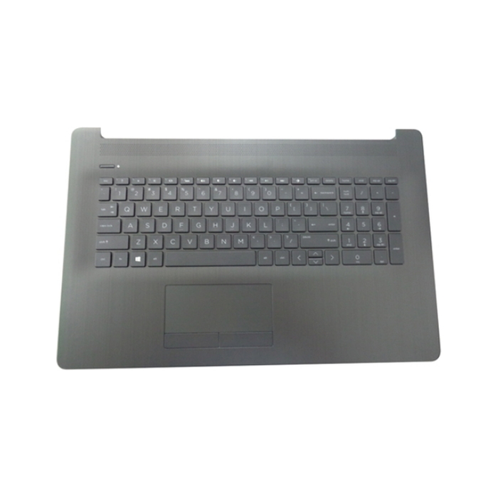 New HP 17-BY 17T-BY Palmrest US English Backlit Keyboard Grey Ash