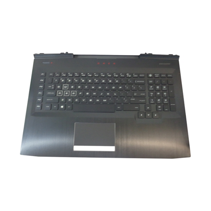 New HP Omen 17-AN 17T-AN Palmrest US English Backlit Keyboard Black L14994-001 With ODD