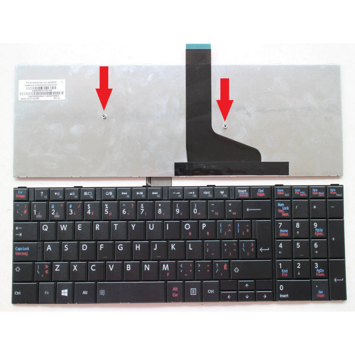 New Toshiba Satellite Canadian Bilingual Keyboard C75 C75-A C75D-A C75T-A C75DT-A