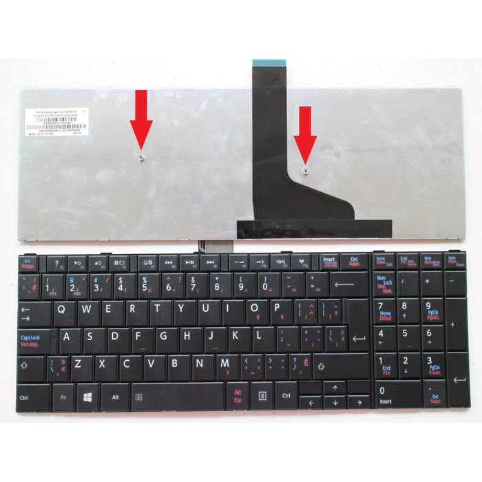 New Toshiba Satellite S75 S75-A S75D-A S75T-A S75DT-A Canadian Bilingual Keyboard