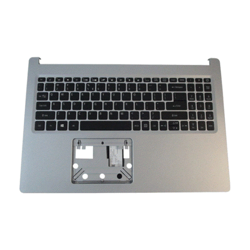 6B.HSPN7.030 Acer Aspire 5 A515-55 A515-55G Silver Palmrest Backlit English Keyboard