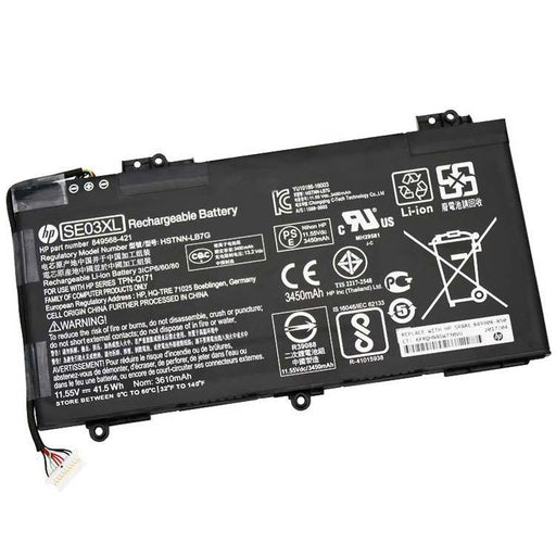 New Genuine HP SE03XL SE03041XL HSTNN-LB7G HSTNN-UB6Z Battery 41.5Wh - LaptopParts.ca
