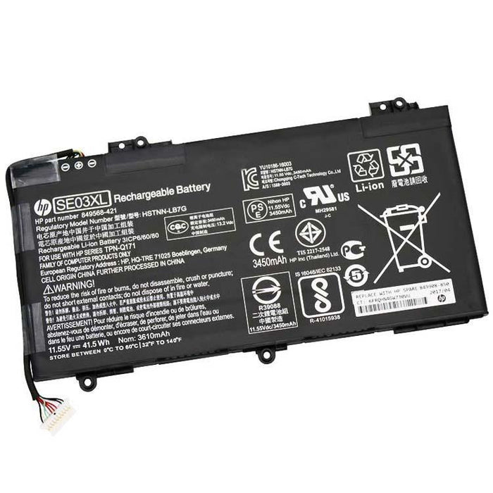 New Genuine HP SE03XL SE03041XL HSTNN-LB7G HSTNN-UB6Z Battery 41.5Wh