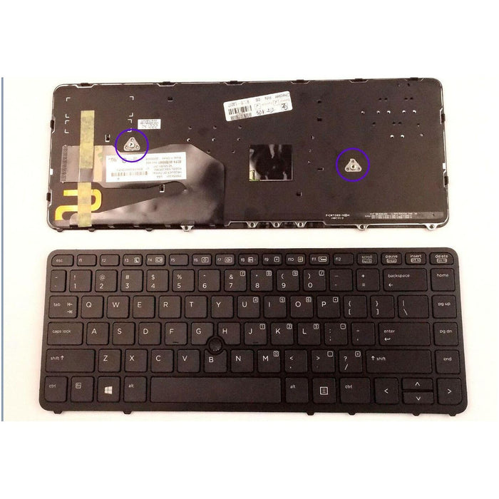 New HP Keyboard US Backlit Black 0KNB0-6114US00 6037B0085601 736654-001