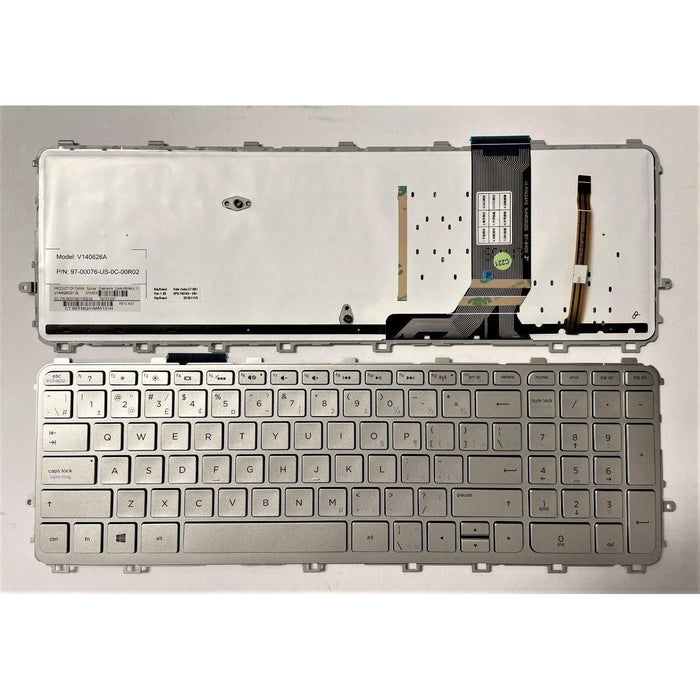 New HP Envy TouchSmart 15-J 17-J CA Canadian Bilingual Backlit Keyboard