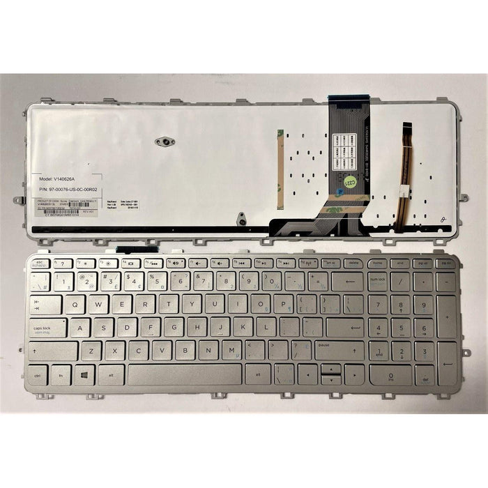 New HP Envy M6-N CA Canadian Bilingual Backlit Keyboard