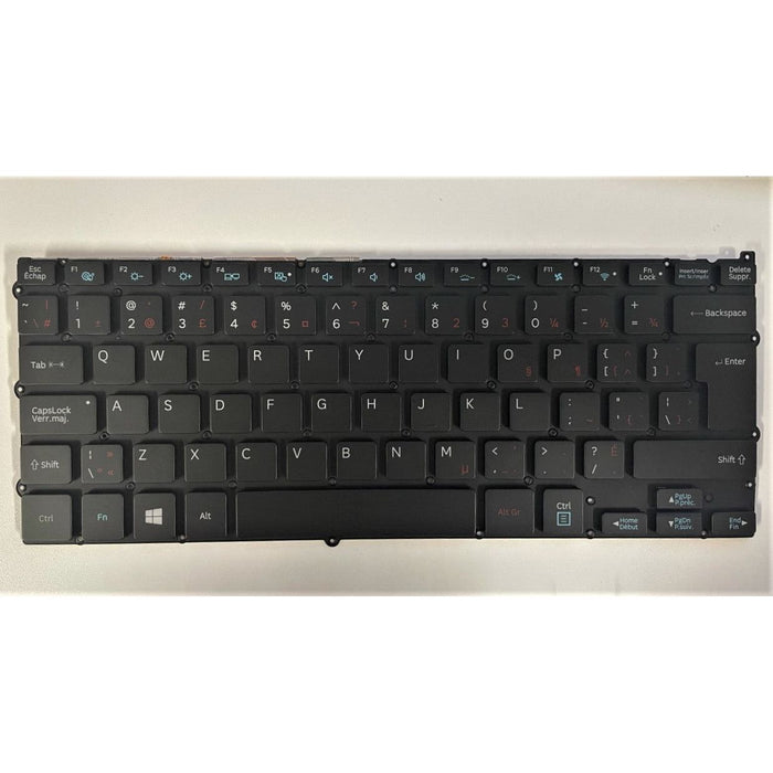 New Samsung NP940X3G 940X3G NP940X3F 940X3F CA Canadian Bilingual Backlit Keyboard PB4253-3611