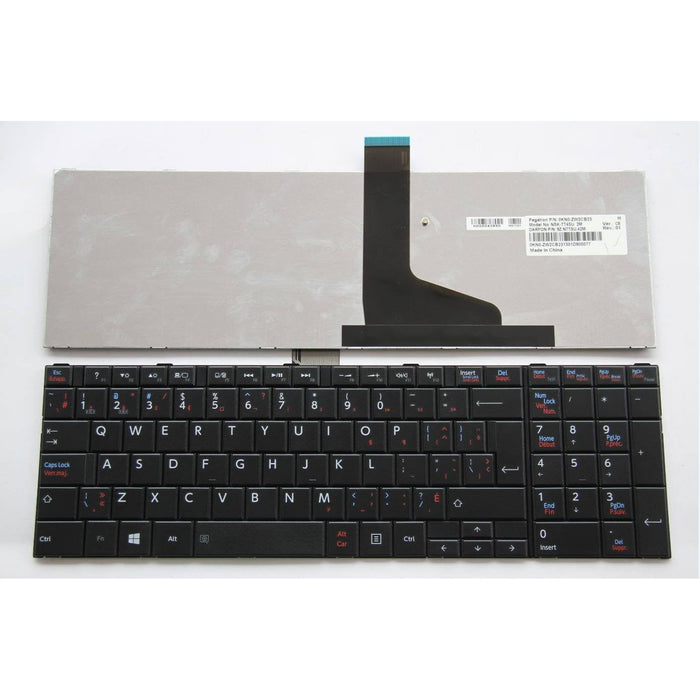 Toshiba Satellite S855 S855D S875 S875D Canadian Keyboard H000043950 NSK-TT4SU