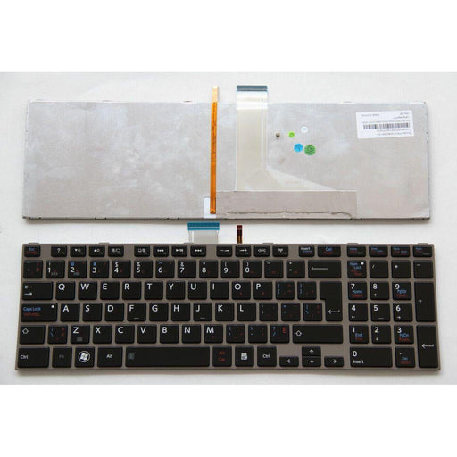 New Toshiba Satellite L870 L870D L875 L875D Canadian Keyboard Silver frame Backlit V130426BK3 - LaptopParts.ca