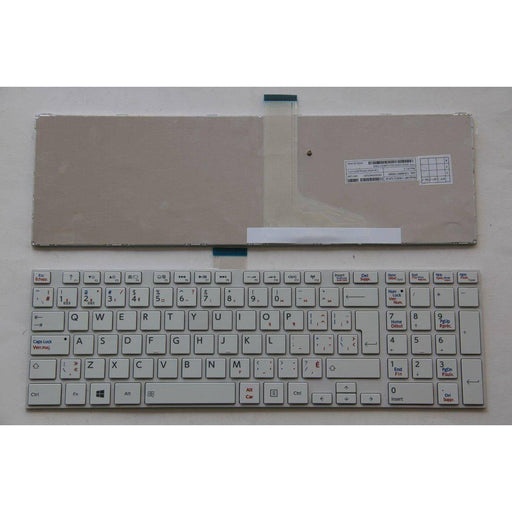 Toshiba Satellite C850 C850D C855 C855D White Canadian Keyboard H000046020 MP-11B56CU-5281W - LaptopParts.ca