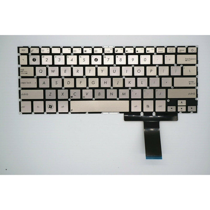 New ASUS UX31 UX31A UX31LA UX31E UX31L Silver Keyboard Non Backlit TP.KB.067
