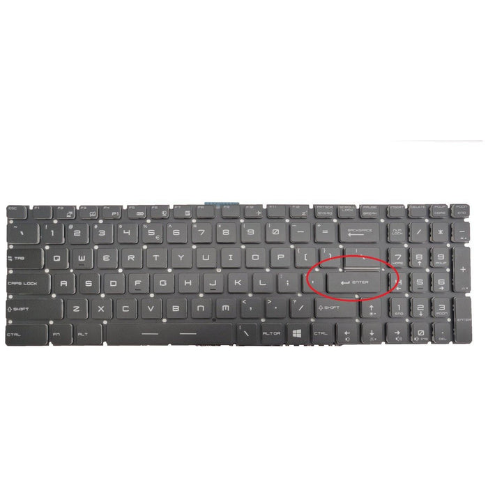 New MSI Steel PE60 PE70 PX60 WS60 WS72 WT72 Laptop Keyboard Non-Backlit TP.KB.607