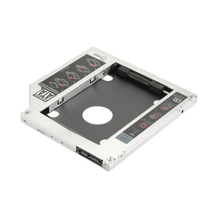 New Laptop CD/DVD-ROM Optical Bay Hard Drive SATA SSD Caddy Tray