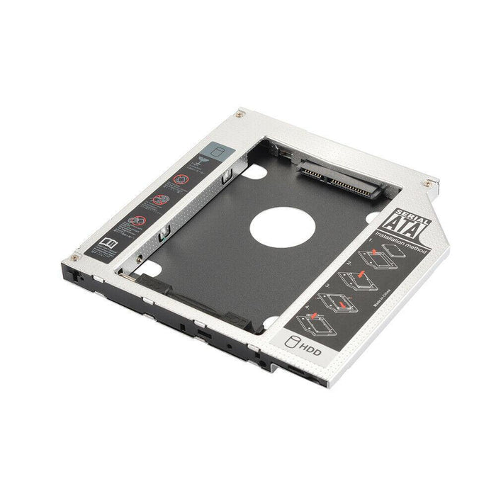 New Laptop CD/DVD-ROM Optical Bay Hard Drive SATA SSD Caddy Tray