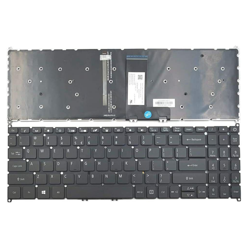 For Acer Aspire 3 A315-54 A315-54G Aspire 5 A515-52G A515-54 Keyboard US backlit For Acer Aspire 3 A315-54 A315-54G Aspire 5 A515-52G A515-54 Keyboard US backlit