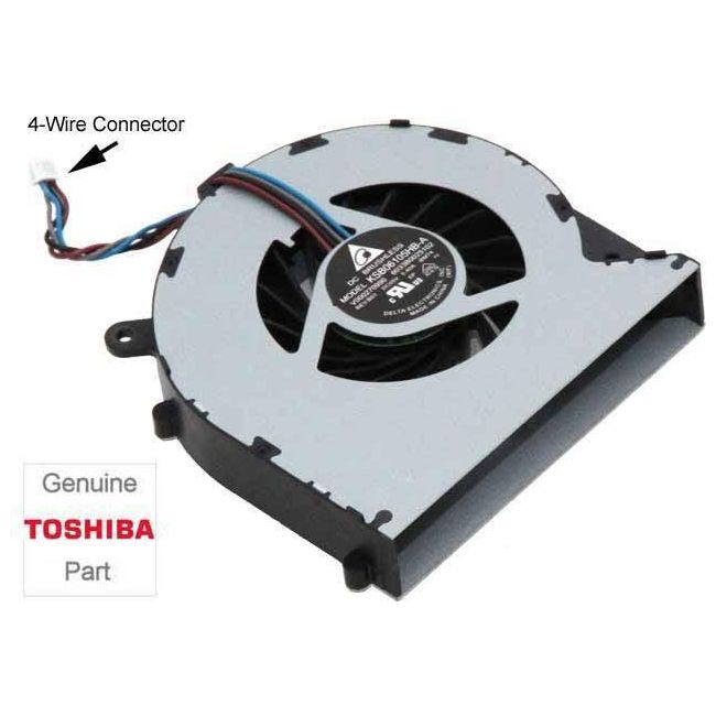 Toshiba Satellite C50-A C850 C850D C855 C855D 4 Pin CPU Fan V000270070 V000270990