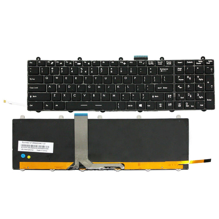New MSI GT60 GT70 MS-16F3 MS-1762 MS-1763 US English Backlit Keyboard V139922AK1