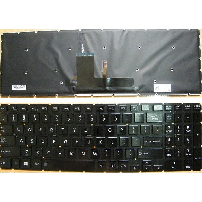 Toshiba Satellite S55-B S55D-B S55t-B S55-C S55D-C S55t-C US English Keyboard NO frame Backlit