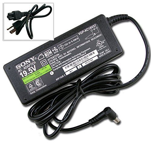New Genuine Sony AC Adapter Charger VGP-AC19V27 3.9A 19.5V 76W 6.5*4.4mm with Pin Inside