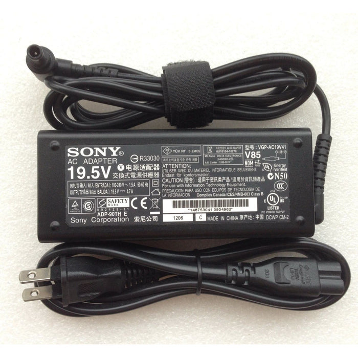 New Genuine Sony VGP-AC19V23 VGP-AC19V24 VGP-AC19V25 AC Adapter Charger 90W