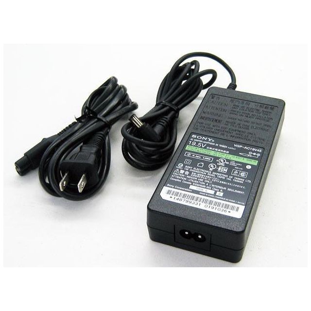 New Genuine Sony AC Adapter Charger VGP-AC19V45 19.5V 6.2A 120W 6.5*4.4mm