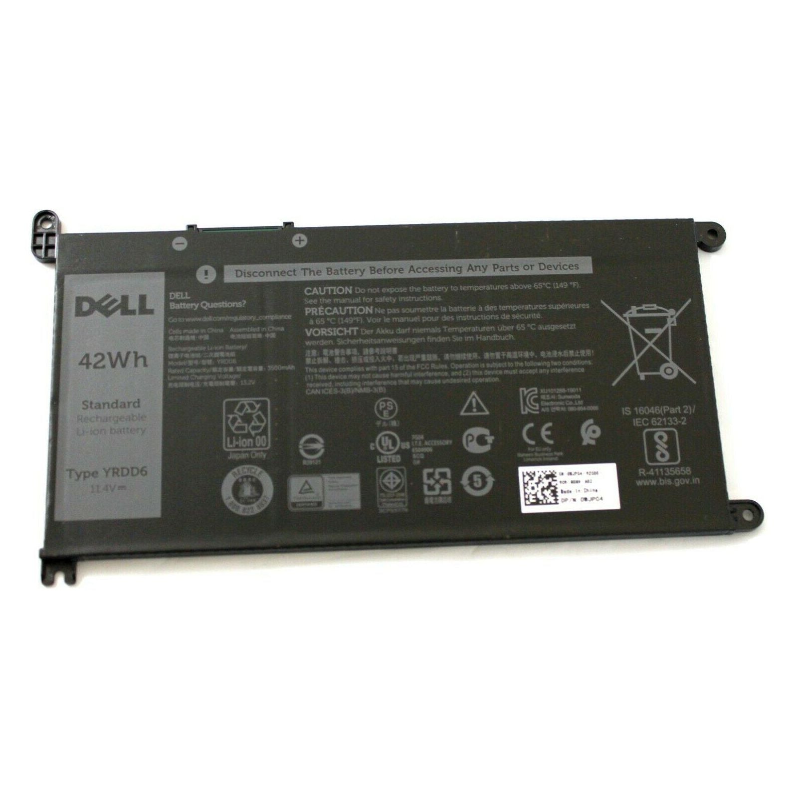 New Genuine Dell Inspiron 14 5481 5485 2-in-1 17 3780 Battery 42Wh