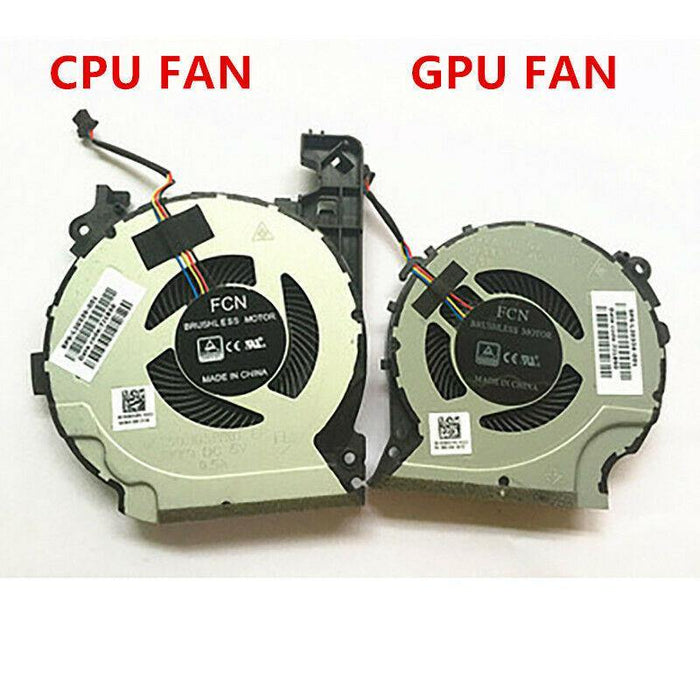 New HP PAVILION 15-CX0058WM 15-CX 15-CX0068TX TPN-C133 CPU & GPU Fan kit L20334-001 L20335-001, DFS501105PR0T