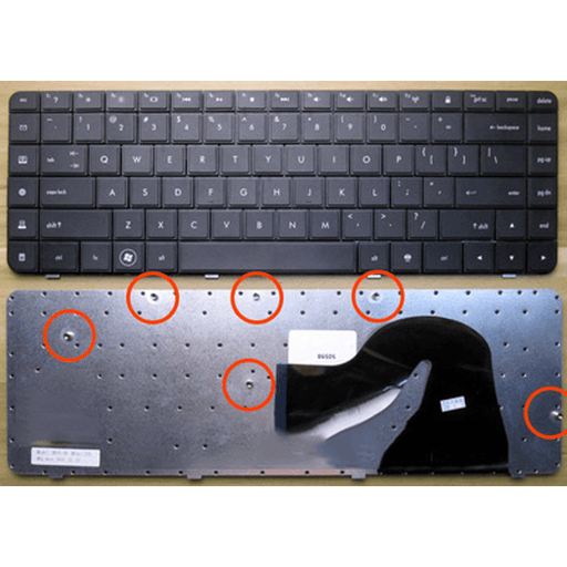 HP Compaq Laptop Keyboard 599602-001 AEAX6U00110 V112346AS1 - LaptopParts.ca
