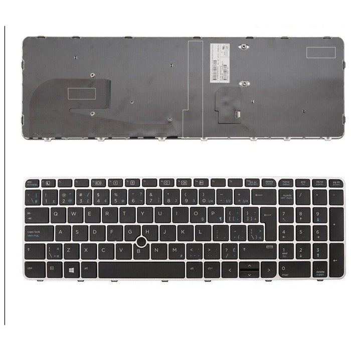 New HP EliteBook 755 G3 850 G3 850 G4 ZBook 15u G3 G4 Keyboard Canadian French Silver 836623-001