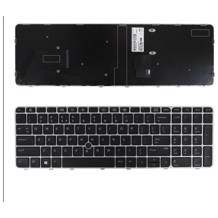 New HP EliteBook 755 G3 850 G3 850 G4 ZBook 15u G3 G4 Keyboard US English Silver 836623-001