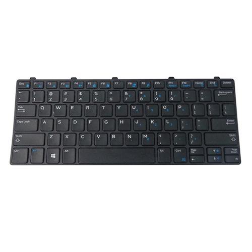 New Dell Latitude 3180 3189 Keyboard Black US 343NN 0343NN With Frame Non-Backlit